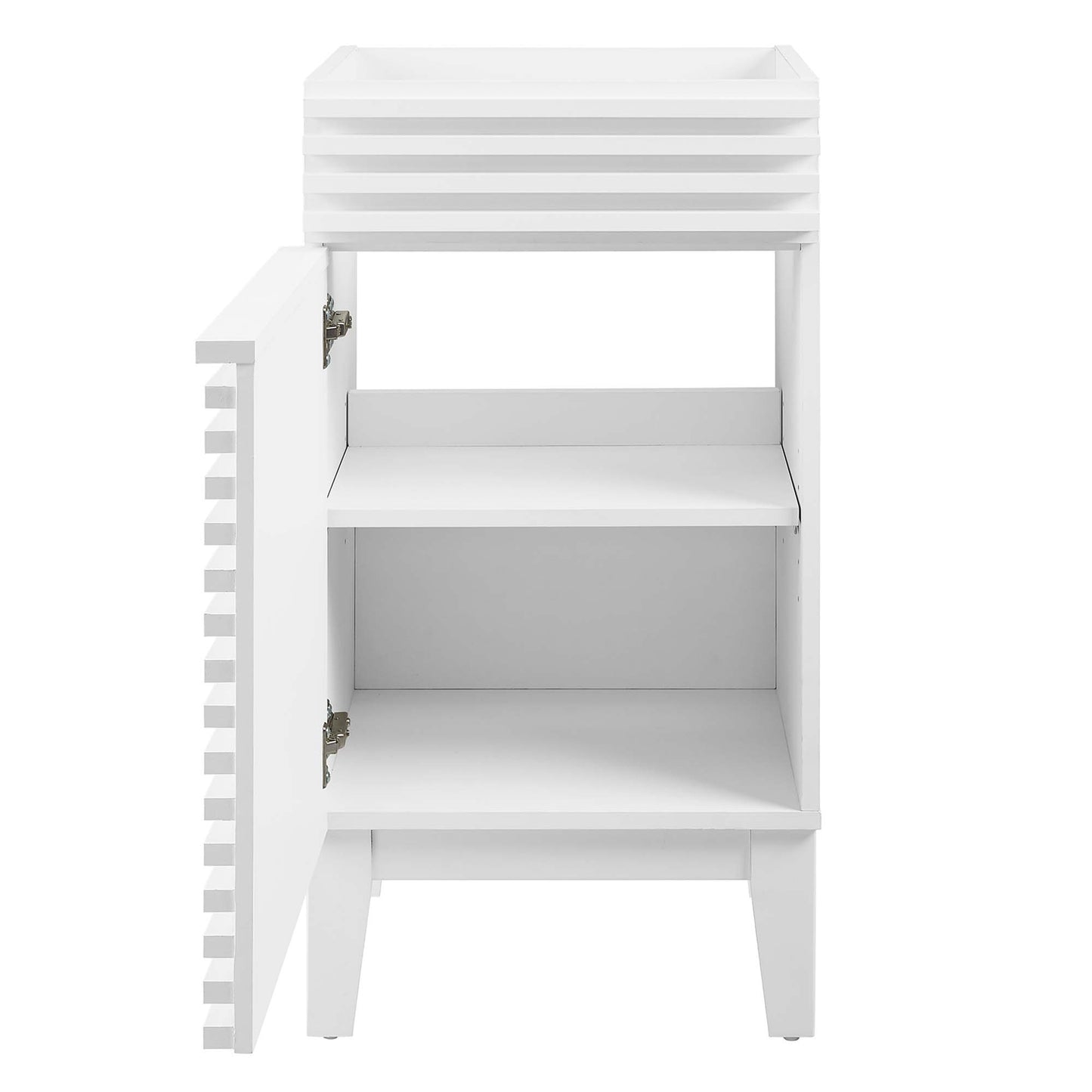 Modway Outlet Render 18" Bathroom Vanity Cabinet (Sink Basin Not Included) by Modway  Bathroom Furniture White - EEI-4849-WHI