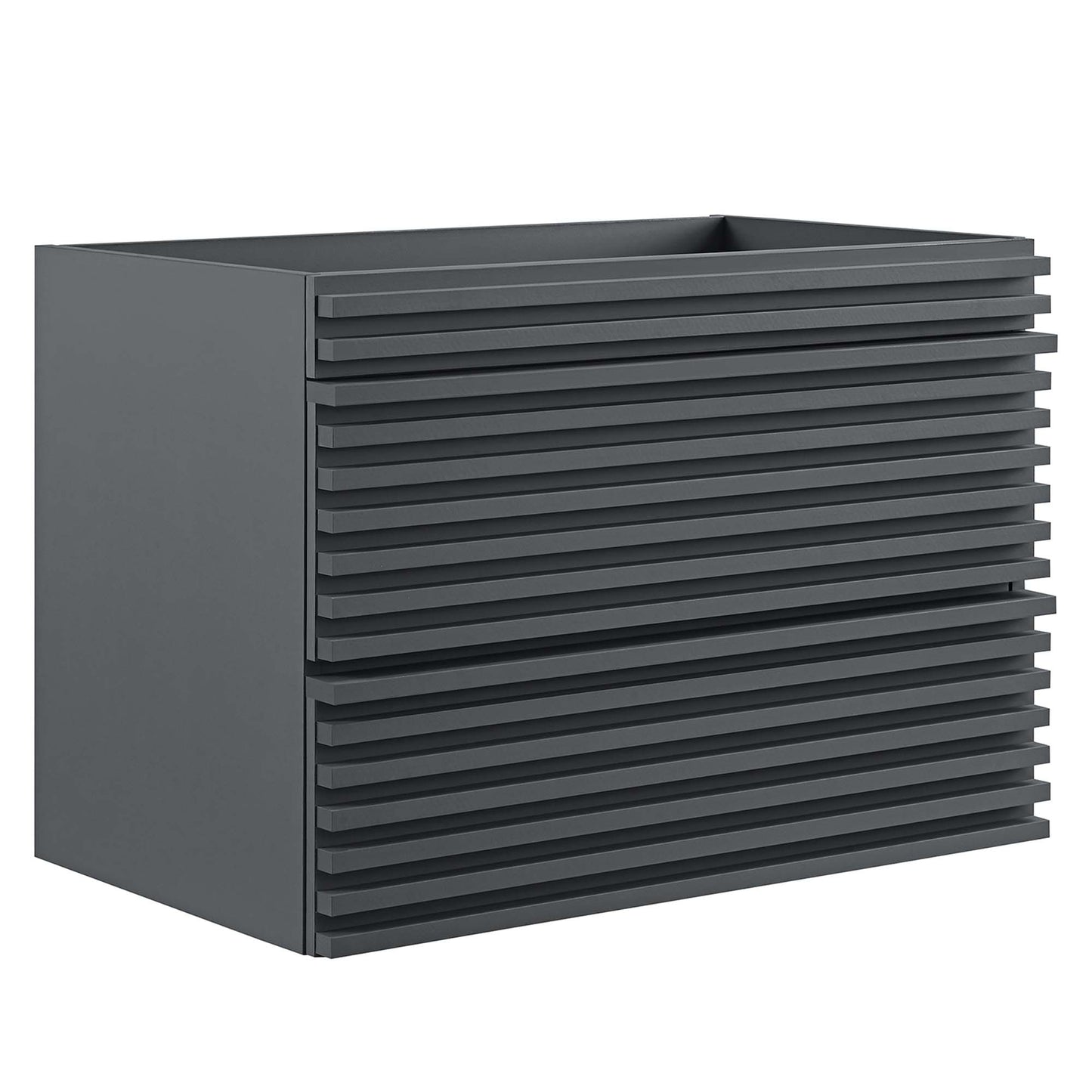 Modway Outlet Render 30" Wall-Mount Bathroom Vanity Cabinet (Sink Basin Not Included) by Modway  Bathroom Furniture Gray - EEI-4850-GRY