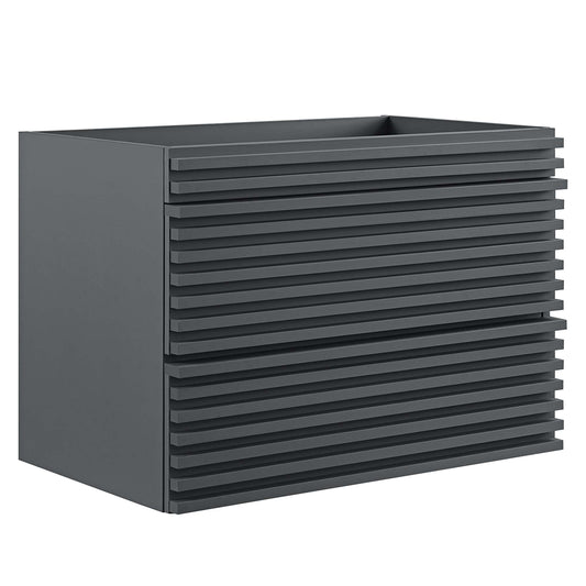 Modway Outlet Render 30" Wall-Mount Bathroom Vanity Cabinet (Sink Basin Not Included) by Modway  Bathroom Furniture Gray - EEI-4850-GRY