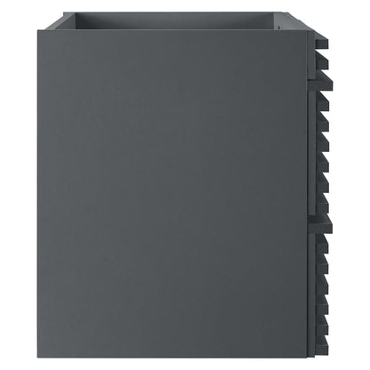 Modway Outlet Render 30" Wall-Mount Bathroom Vanity Cabinet (Sink Basin Not Included) by Modway  Bathroom Furniture Gray - EEI-4850-GRY