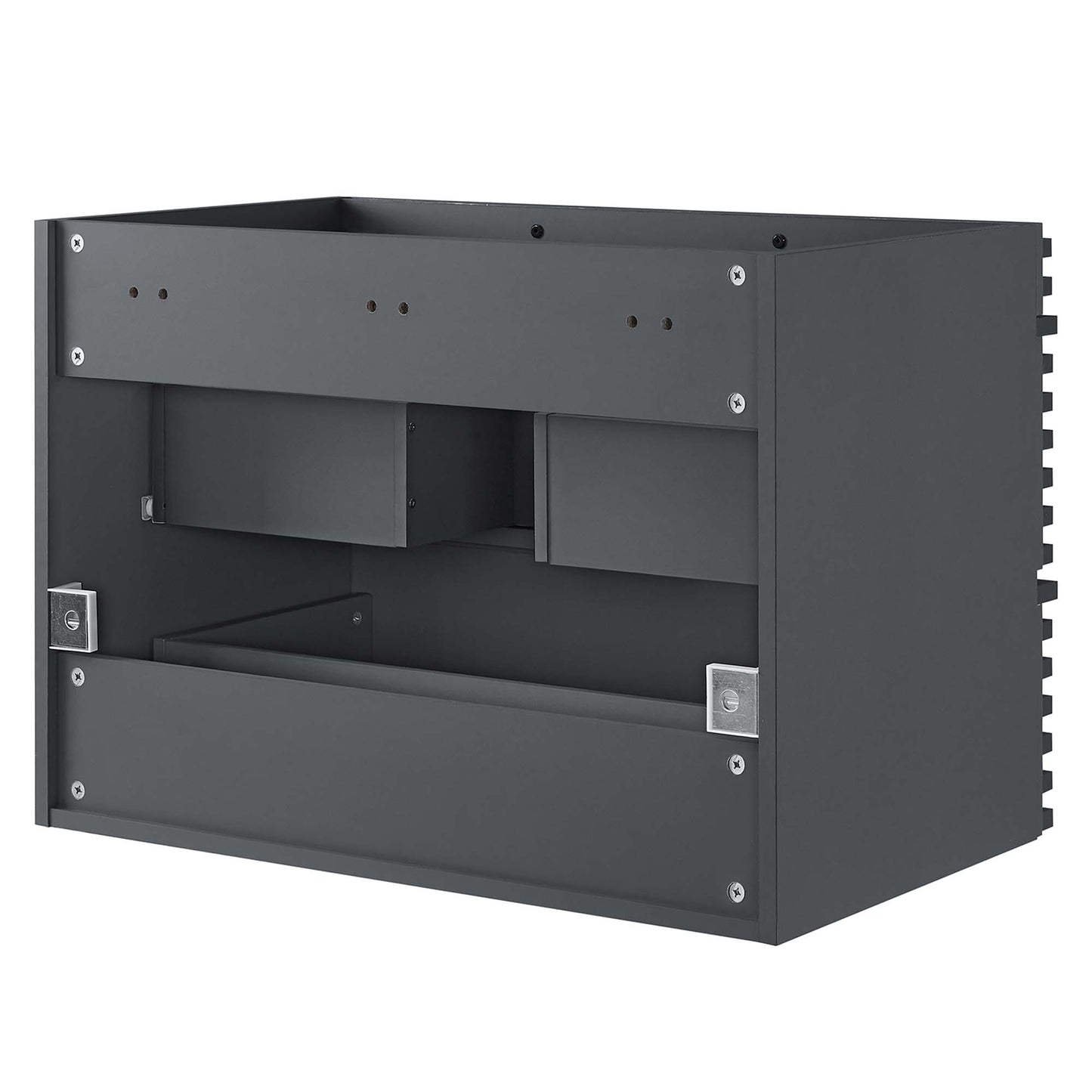 Modway Outlet Render 30" Wall-Mount Bathroom Vanity Cabinet (Sink Basin Not Included) by Modway  Bathroom Furniture Gray - EEI-4850-GRY