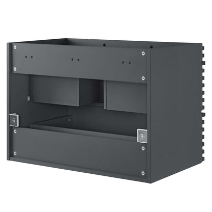 Modway Outlet Render 30" Wall-Mount Bathroom Vanity Cabinet (Sink Basin Not Included) by Modway  Bathroom Furniture Gray - EEI-4850-GRY