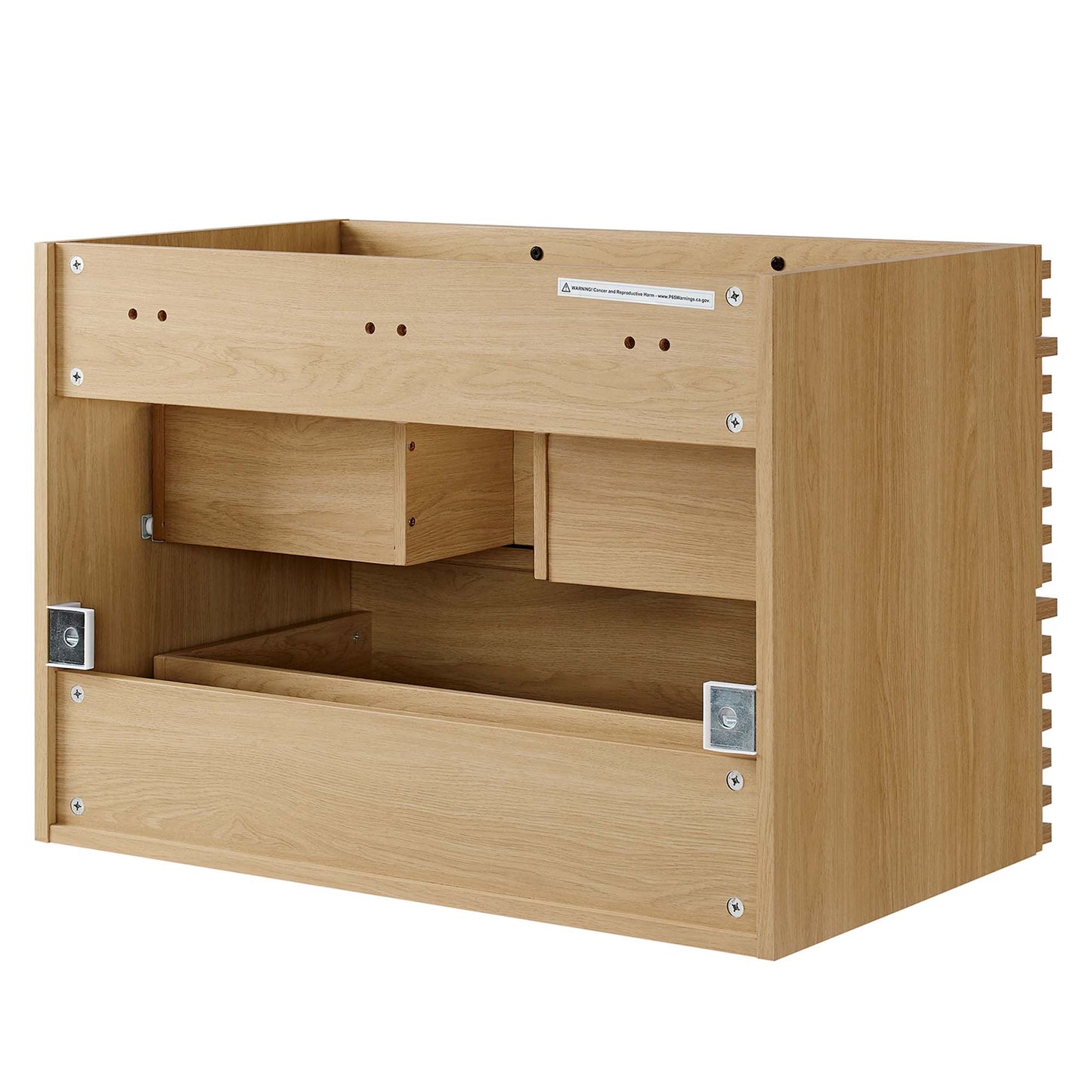 Modway - Render 30" Wall-Mount Bathroom Vanity Cabinet (Sink Basin Not Included) by Modway  Bathroom Vanities Brown - EEI-4850-OAK