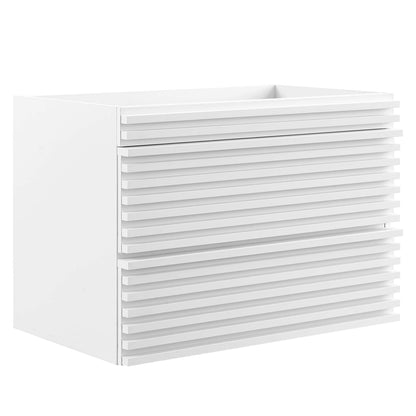 Modway Outlet Render 30" Wall-Mount Bathroom Vanity Cabinet (Sink Basin Not Included) by Modway  Bathroom Furniture White - EEI-4850-WHI