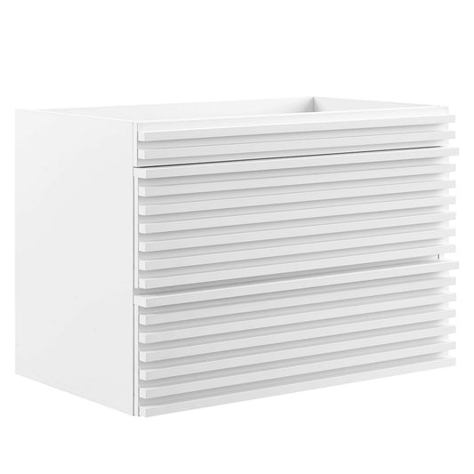 Modway Outlet Render 30" Wall-Mount Bathroom Vanity Cabinet (Sink Basin Not Included) by Modway  Bathroom Furniture White - EEI-4850-WHI