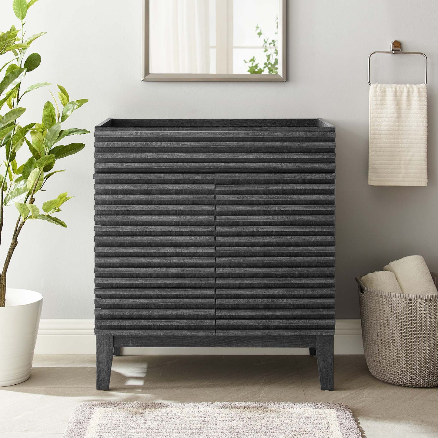 Modway - Render 30" Bathroom Vanity Cabinet (Sink Basin Not Included) by Modway  Bathroom Vanities Brown - EEI-4851-CHA