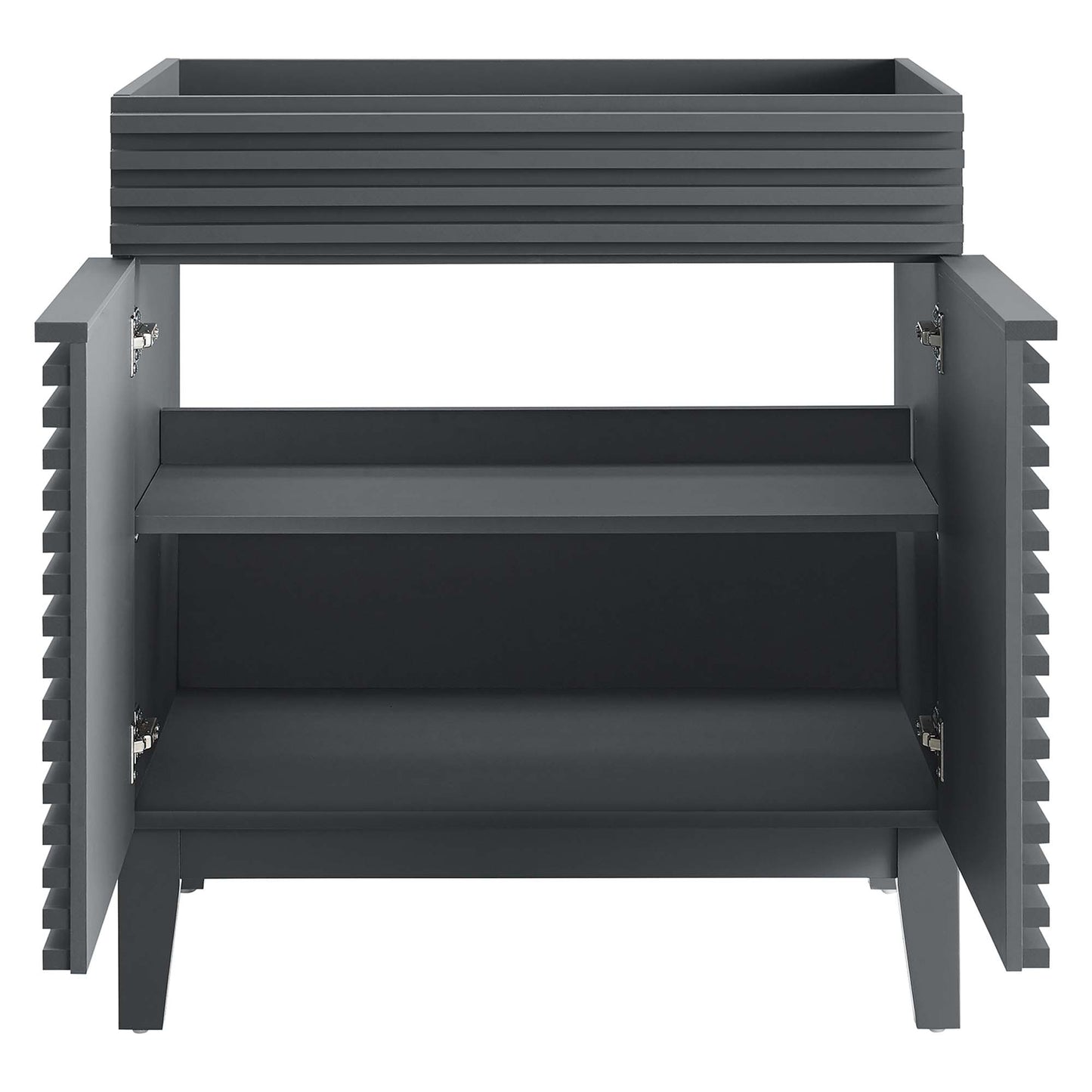 Modway Outlet Render 30" Bathroom Vanity Cabinet (Sink Basin Not Included) by Modway  Bathroom Furniture Gray - EEI-4851-GRY