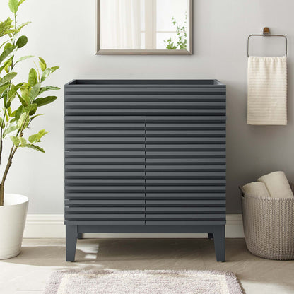 Modway Outlet Render 30" Bathroom Vanity Cabinet (Sink Basin Not Included) by Modway  Bathroom Furniture Gray - EEI-4851-GRY