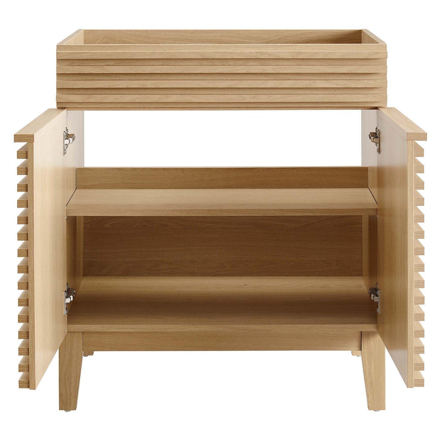 Modway - Render 30" Bathroom Vanity Cabinet (Sink Basin Not Included) by Modway  Bathroom Vanities Brown - EEI-4851-OAK