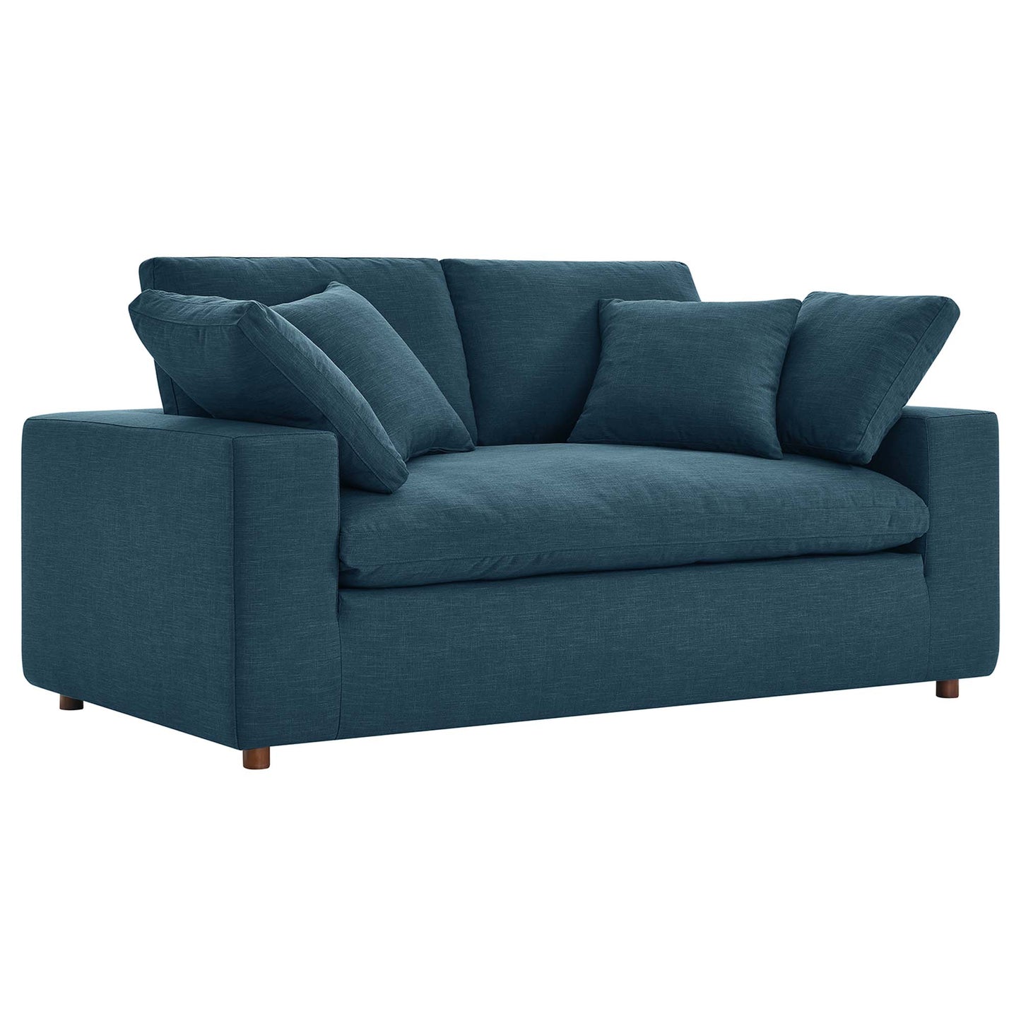 Modway Outlet Commix Down Filled Overstuffed Loveseat by Modway  Living Room Furniture Azure - EEI-4859-AZU