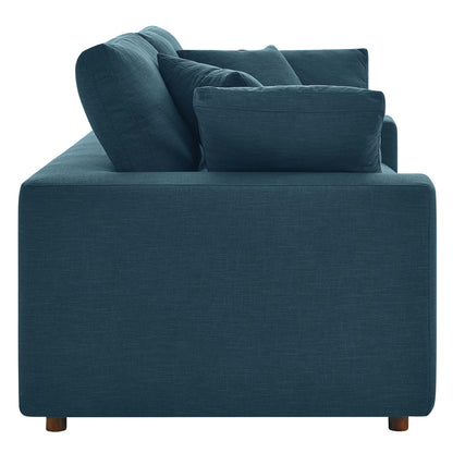 Modway Outlet Commix Down Filled Overstuffed Loveseat by Modway  Living Room Furniture Azure - EEI-4859-AZU