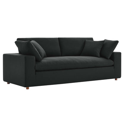 Modway Outlet Commix Down Filled Overstuffed Sofa by Modway  Living Room Furniture Black - EEI-4860-BLK