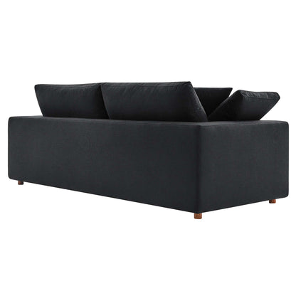 Modway Outlet Commix Down Filled Overstuffed Sofa by Modway  Living Room Furniture Black - EEI-4860-BLK
