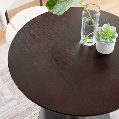 Modway - Lippa 28" Round Wood Dining Table by Modway  Bar and Dining Bar and Dining Tables Brown - EEI-4861-BLK-CHE