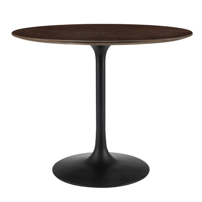Modway - Lippa 36" Round Wood Dining Table by Modway  Bar and Dining Bar and Dining Tables Brown - EEI-4862-BLK-CHE