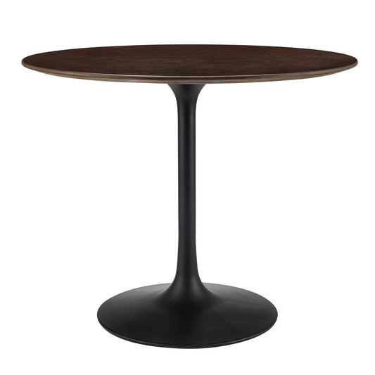 Modway - Lippa 36" Round Wood Dining Table by Modway  Bar and Dining Bar and Dining Tables Brown - EEI-4862-BLK-CHE