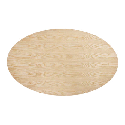 Modway Outlet Lippa 78" Oval Wood Dining Table by Modway  Bar and Dining Furniture Black Natural - EEI-4888-BLK-NAT