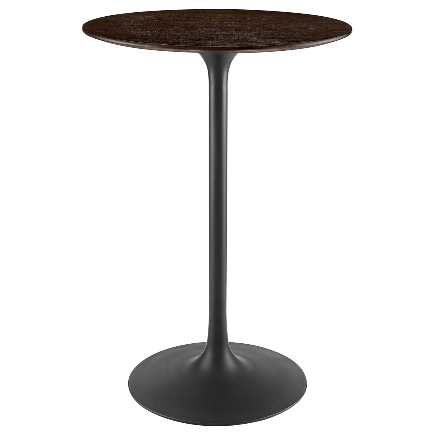Modway - Lippa 28" Round Wood Bar Table by Modway  Bar and Dining Bar and Dining Tables Brown - EEI-4890-BLK-CHE