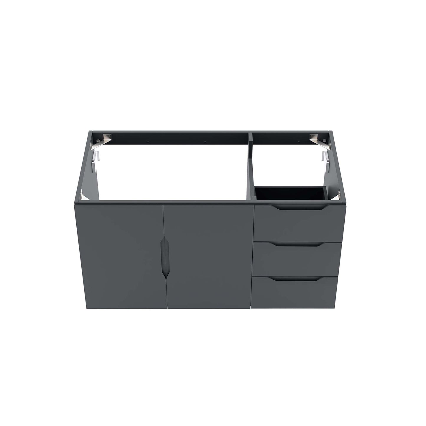 Modway - Vitality 36" Bathroom Vanity Cabinet (Sink Basin Not Included) by Modway  Bathroom Vanities Gray - EEI-4894-GRY