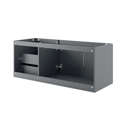 Modway - Vitality 48" Double or Single Sink Compatible (Not Included) Bathroom Vanity Cabinet by Modway  Bathroom Vanities Gray - EEI-4895-GRY