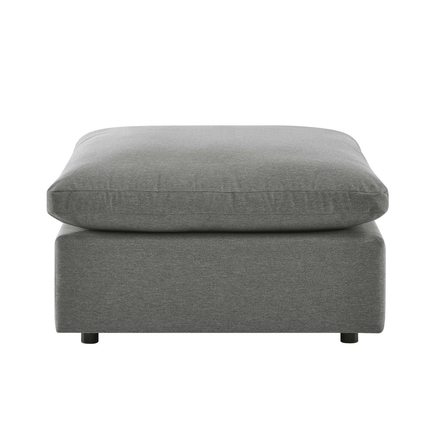 Modway Outlet Commix Overstuffed Outdoor Patio Ottoman by Modway  Outdoor Furniture Furniture Charcoal - EEI-4903-CHA