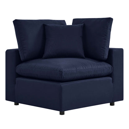 Modway - Commix Overstuffed Outdoor Patio Corner Chair by Modway  Outdoor Furniture Sofa Sectionals Blue - EEI-4904-NAV