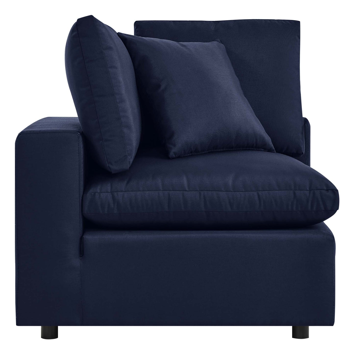 Modway - Commix Overstuffed Outdoor Patio Corner Chair by Modway  Outdoor Furniture Sofa Sectionals Blue - EEI-4904-NAV