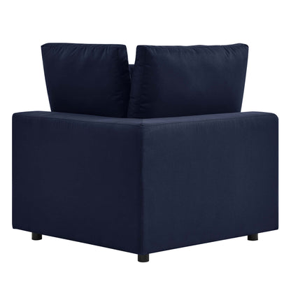 Modway - Commix Overstuffed Outdoor Patio Corner Chair by Modway  Outdoor Furniture Sofa Sectionals Blue - EEI-4904-NAV