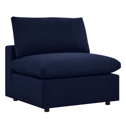 Modway Outlet Commix Sunbrella? Outdoor Patio Armless Chair by Modway  Outdoor Furniture Furniture Navy - EEI-4905-NAV