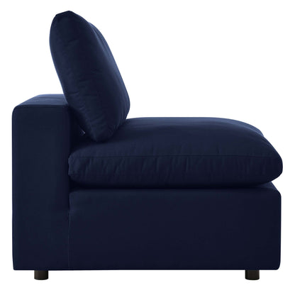Modway Outlet Commix Sunbrella? Outdoor Patio Armless Chair by Modway  Outdoor Furniture Furniture Navy - EEI-4905-NAV