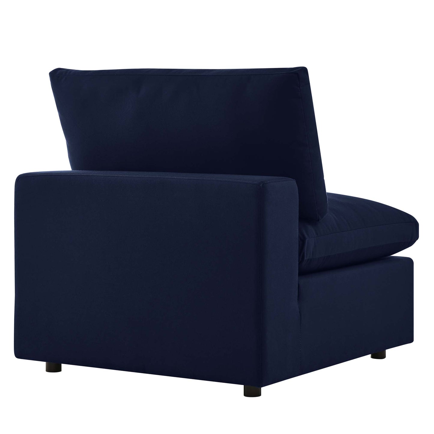 Modway Outlet Commix Sunbrella? Outdoor Patio Armless Chair by Modway  Outdoor Furniture Furniture Navy - EEI-4905-NAV
