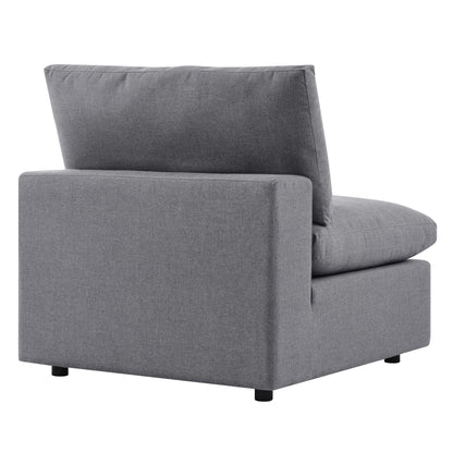 Modway Outlet Commix Sunbrella? Outdoor Patio Armless Chair by Modway  Outdoor Furniture Furniture Gray - EEI-4905-SLA