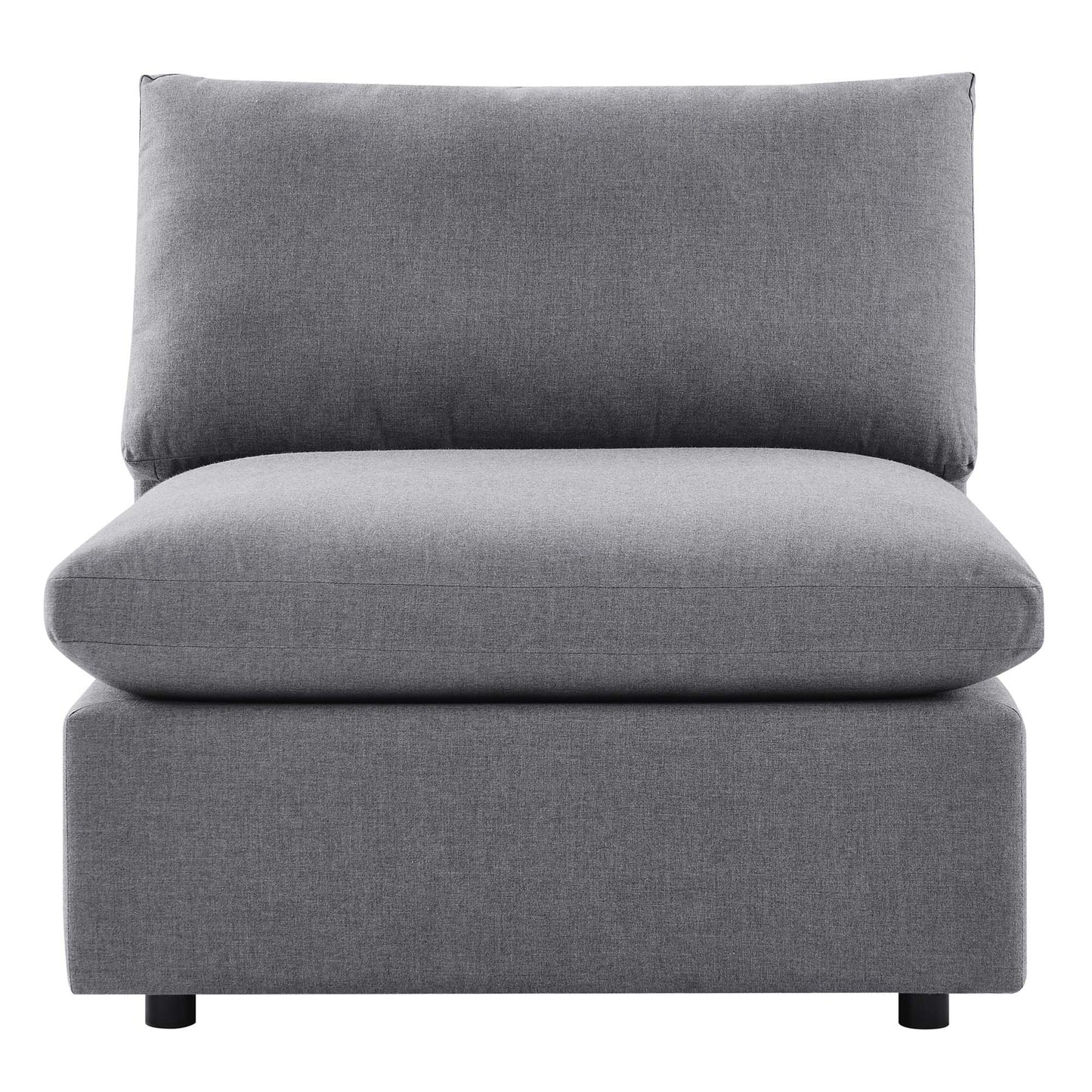 Modway Outlet Commix Sunbrella? Outdoor Patio Armless Chair by Modway  Outdoor Furniture Furniture Gray - EEI-4905-SLA