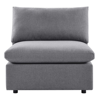 Modway Outlet Commix Sunbrella? Outdoor Patio Armless Chair by Modway  Outdoor Furniture Furniture Gray - EEI-4905-SLA