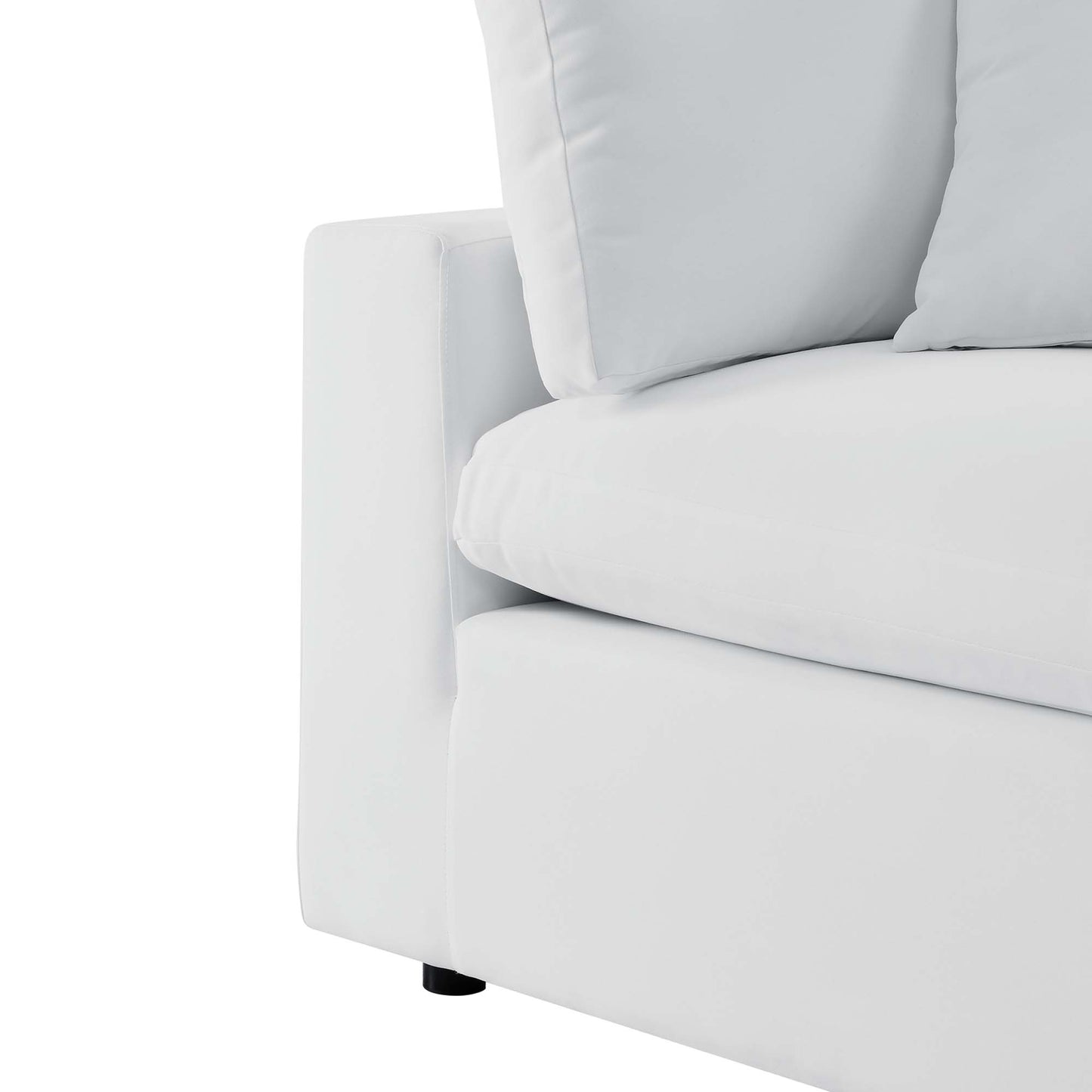 Modway - Commix Sunbrella? Outdoor Patio Armless Chair by Modway  Outdoor Furniture Sofa Sectionals White - EEI-4905-WHI