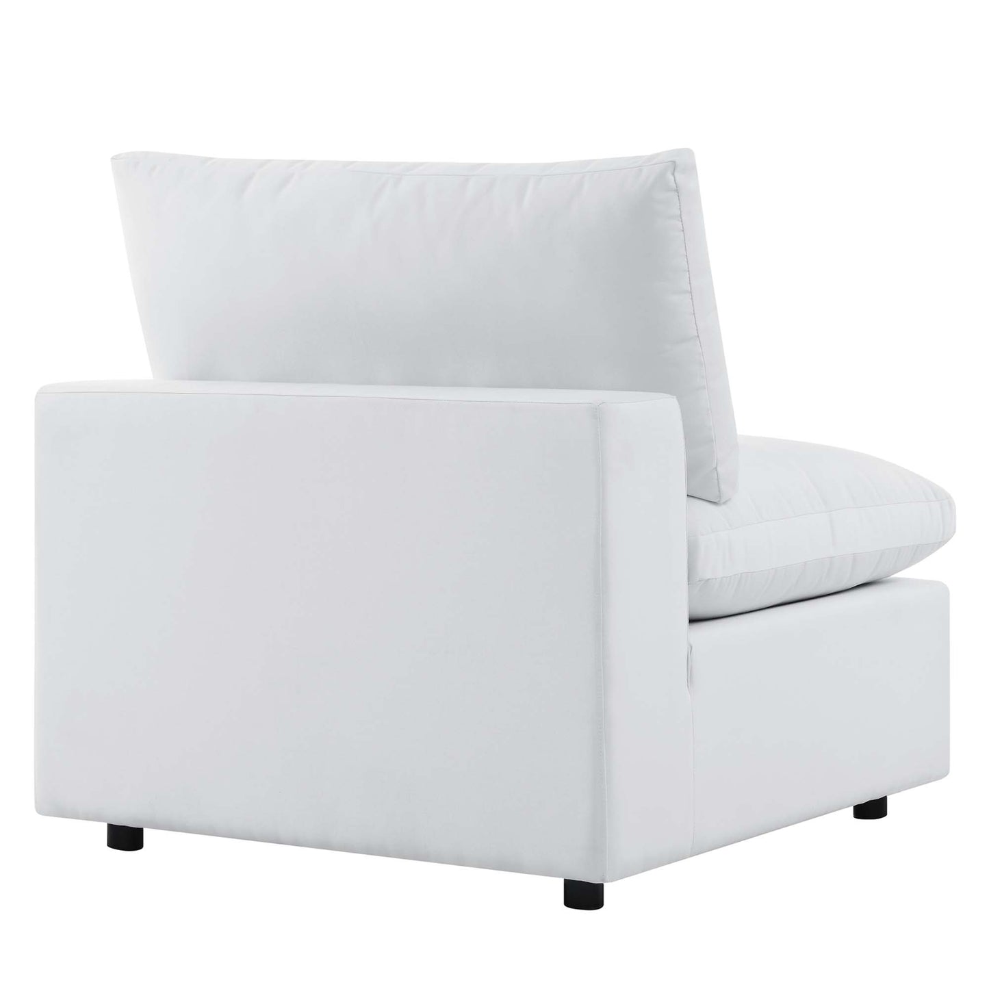 Modway - Commix Sunbrella? Outdoor Patio Armless Chair by Modway  Outdoor Furniture Sofa Sectionals White - EEI-4905-WHI