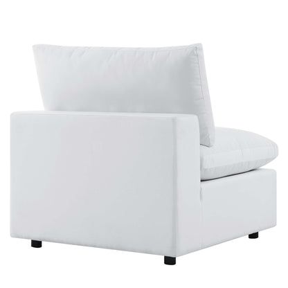 Modway - Commix Sunbrella? Outdoor Patio Armless Chair by Modway  Outdoor Furniture Sofa Sectionals White - EEI-4905-WHI