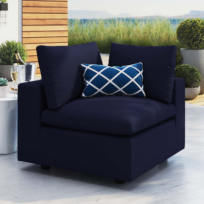 Modway Outlet Commix Sunbrella? Outdoor Patio Corner Chair by Modway  Outdoor Furniture Furniture Navy - EEI-4907-NAV