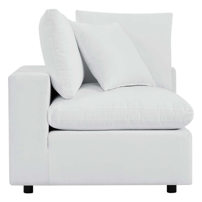 Modway - Commix Sunbrella? Outdoor Patio Corner Chair by Modway  Outdoor Furniture Sofa Sectionals White - EEI-4907-WHI
