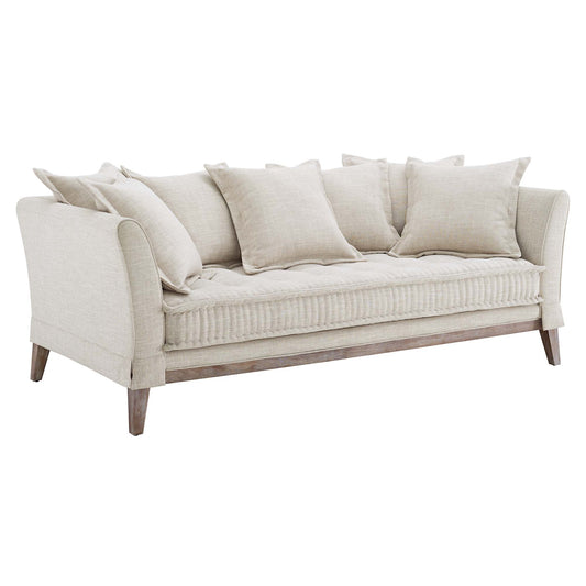 Modway Outlet Rowan Fabric Sofa by Modway  Living Room Furniture Beige - EEI-4909-BEI