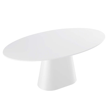 Modway - Provision 75" Oval Dining Table by Modway  Bar and Dining Bar and Dining Tables White - EEI-4912-WHI