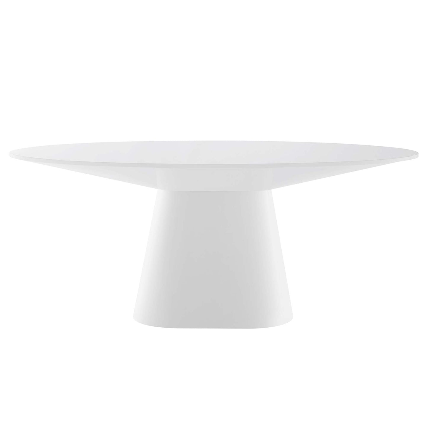 Modway - Provision 75" Oval Dining Table by Modway  Bar and Dining Bar and Dining Tables White - EEI-4912-WHI