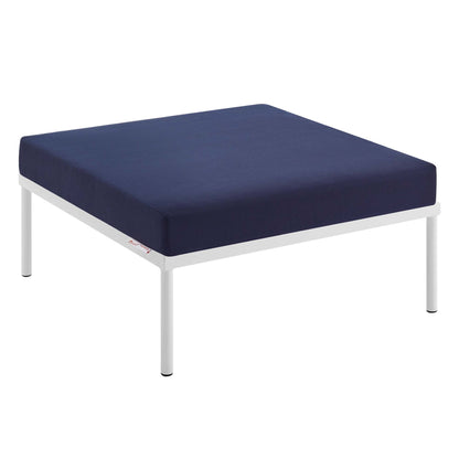 Modway Outlet Harmony Sunbrella? Outdoor Patio Aluminum Ottoman by Modway  Outdoor Furniture Furniture Navy - EEI-4969-NAV