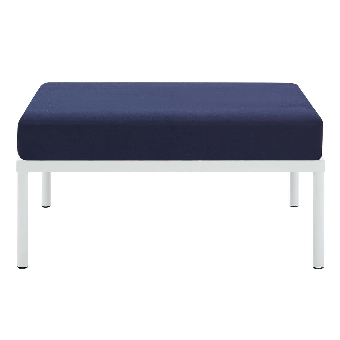 Modway Outlet Harmony Sunbrella? Outdoor Patio Aluminum Ottoman by Modway  Outdoor Furniture Furniture Navy - EEI-4969-NAV