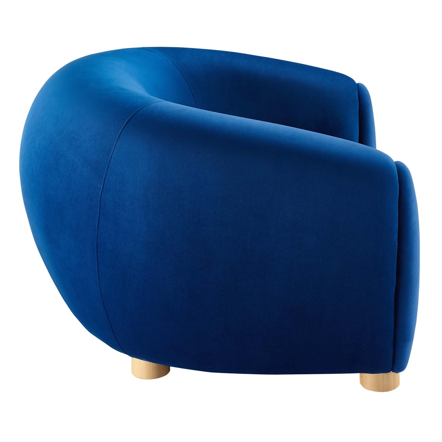 Modway Outlet Abundant Performance Velvet Armchair by Modway  Living Room Furniture Navy - EEI-4971-NAV