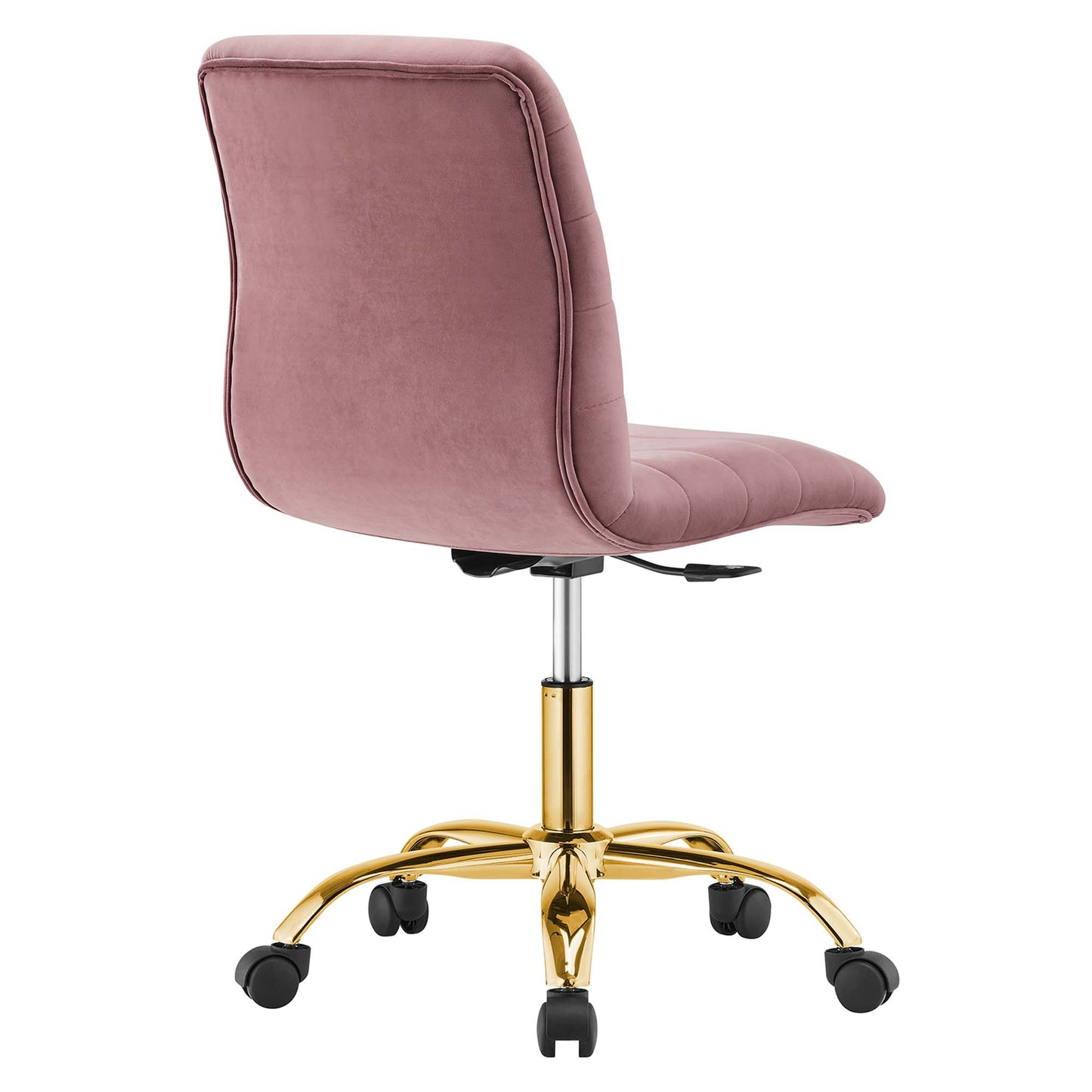 Modway - Ripple Armless Performance Velvet Office Chair by Modway  Office Furniture Office Chairs Red - EEI-4972-GLD-DUS