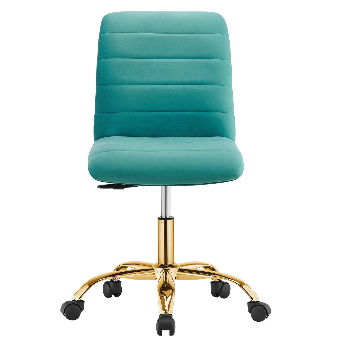 Modway - Ripple Armless Performance Velvet Office Chair by Modway  Office Furniture Office Chairs Blue - EEI-4972-GLD-TEA