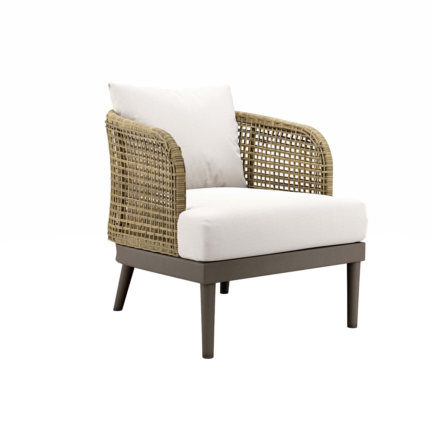 Modway Outlet Meadow Outdoor Patio Armchair by Modway  Outdoor Furniture Furniture Natural White - EEI-4986-NAT-WHI