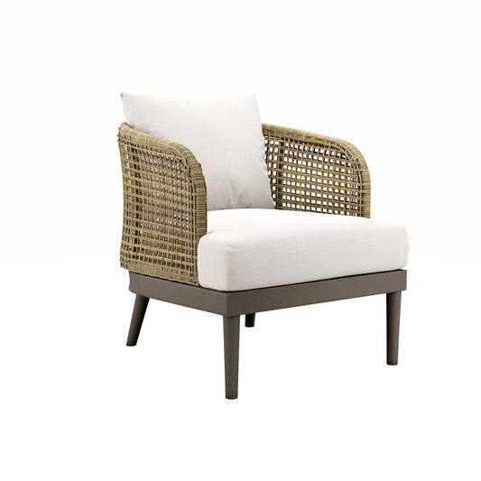 Modway Outlet Meadow Outdoor Patio Armchair by Modway  Outdoor Furniture Furniture Natural White - EEI-4986-NAT-WHI