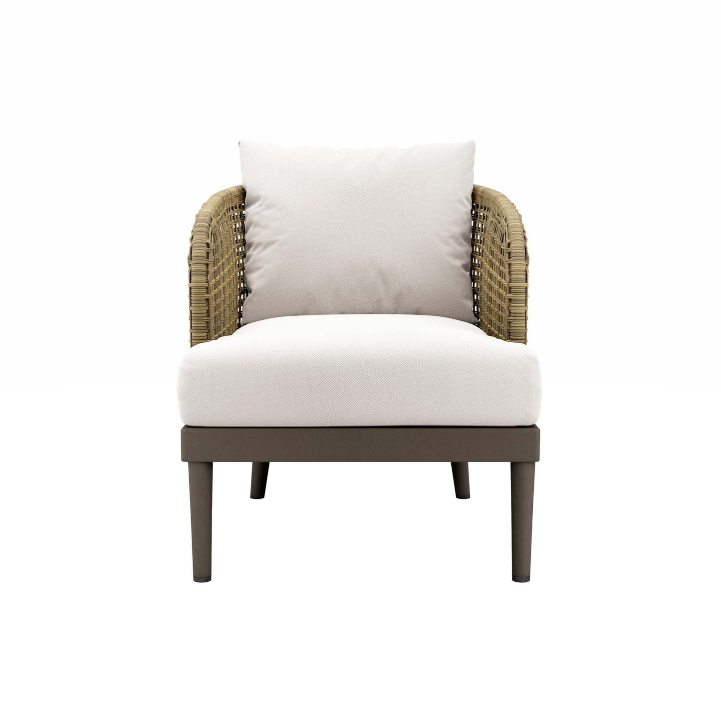 Modway Outlet Meadow Outdoor Patio Armchair by Modway  Outdoor Furniture Furniture Natural White - EEI-4986-NAT-WHI